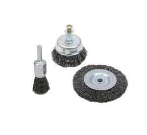 Set de gratas para taladro 4 piezas KWB