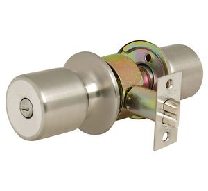 Cerradura tubular 205 baño plata