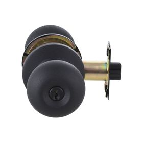 Cerradura embutir pomo acceso interior 206 negro mate Odis
