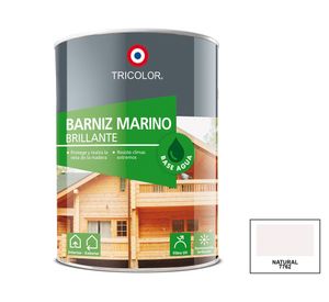Barniz marino 1/4 galón natural brillante Tricolor