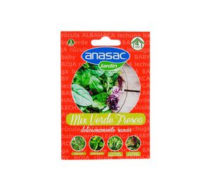 Mix semillas 4 variedades verde fresco 3 gr Anasac
