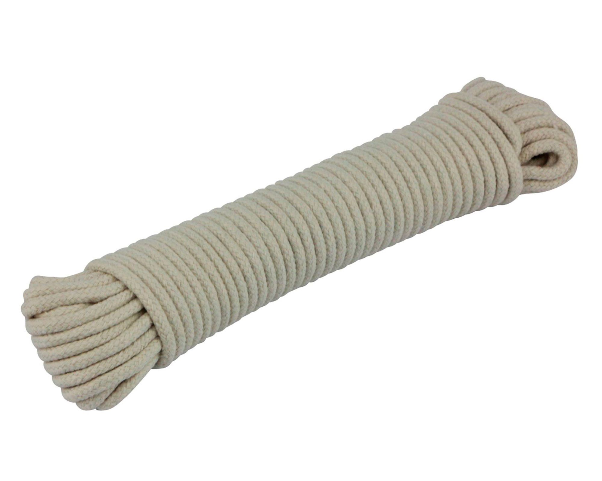 Algodón trenzado 4 mm 15 m natural Arnik