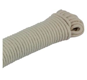 Algodón trenzado 4 mm 15 m natural Arnik