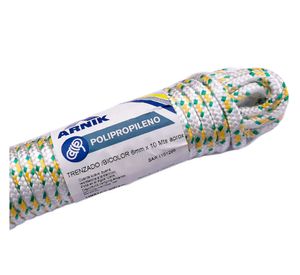 Polipropileno trenzado 6 mm 10 m bicolor Arnik