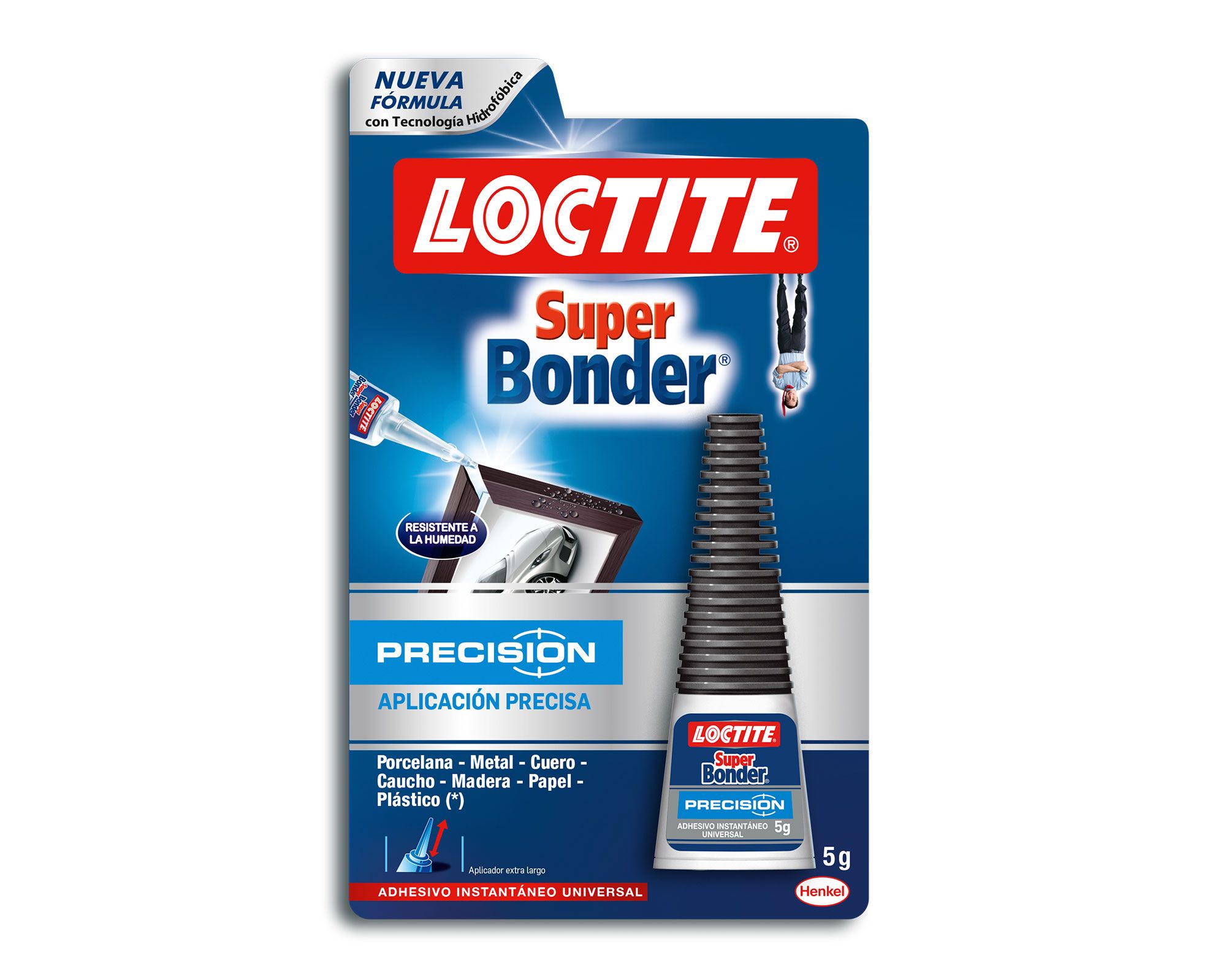 Adhesivo 5 gr Súper Bonder transparente Loctite