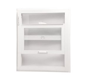 Ventana guillotina PVC 4 mm 60x50 cm