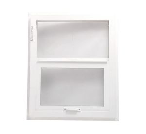 Ventana guillotina PVC 4 mm 60x50 cm