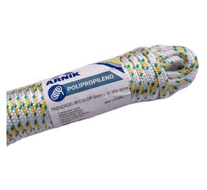 Polipropileno trenzado 6 mm 5 m bicolor Arnik