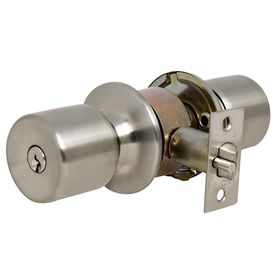 Cerradura embutida Cilíndrica 205 plata