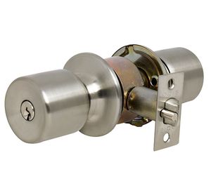 Cerradura embutida Cilíndrica 205 plata