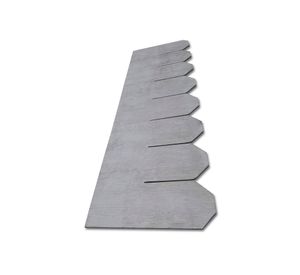 Tejuela bicelada 6x400x1200 mm gris Volcán.