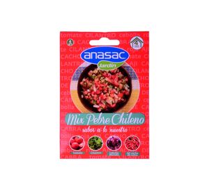 Mix semillas pebre chileno 4 variedades 4 gr Anasac