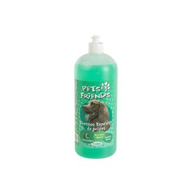 Shampoo repelente pulgas 1 litro eucaliptus Pets&Friends