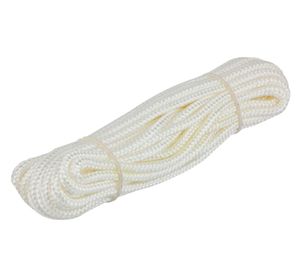 Nylon trenzado 6 mmx10 m blanco Arnik