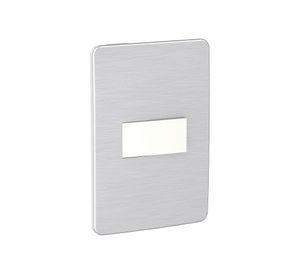 Interruptor placa armada simple 10A Orión gris/blanco Schneider