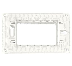 Soporte tapa triple Orión blanco Schneider