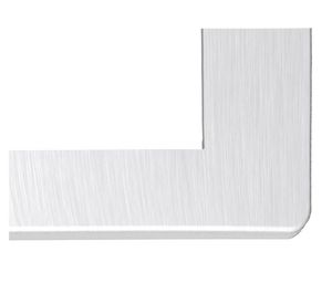 Tapa triple Orión aluminio/gris Schneider