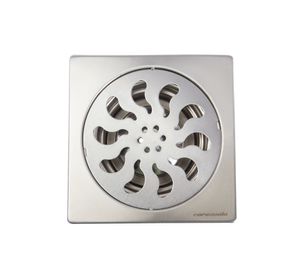 Pileta 15 x 15 cm acero inoxidable rejilla red Corsovalv