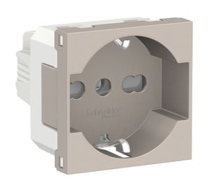 Módulo toma corriente schuko 10/16A 2P+T Orión beige Schneider