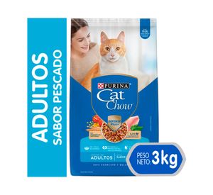 Alimento gato 3 kg pescado Cat Chow