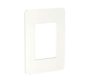 Tapa triple Orión blanco Schneider