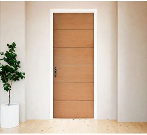 Puerta interior Milano Enchapada 75x200 cm Multimarca.