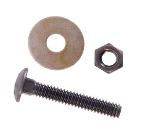 Perno 1/4 x 2'' coche tuerca + gol x25 unidades Imporper.