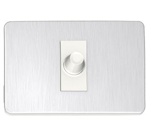 Placa armada dimmer Orión gris Schneider