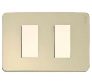 Placa armada 9/15 Orión marfil Schneider