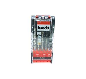 Juego brocas combinadas 9 piezas KWB