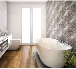 Cerámica muro 16,5 x 50 cm baraka 1,073m2 gris Bestile