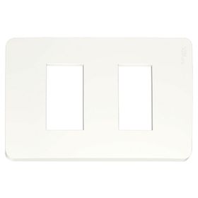 Tapa doble Orión blanco Schneider