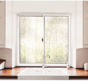 Ventana Aluminio 100x100 cm Corredera Blanca