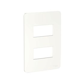 Tapa doble Orión blanco Schneider