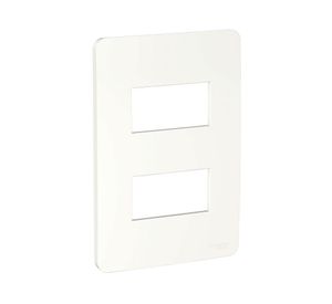 Tapa doble Orión blanco Schneider