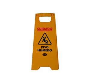 Señalética piso húmedo amarillo All clean