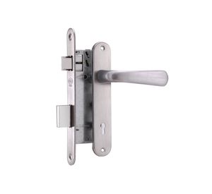 Cerradura embutida manilla dormitorio Futura pac Poli