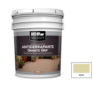 Pintura piso 1 tineta Granite Grip beige Behr