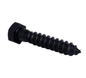 Tornillo tirafondo 3/8'' x 2'' pavonado 15 unidades Imporper