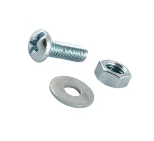 Perno cocina ranura combinada 5/32x1/2'' zincado 50 unidades Imporper