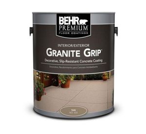 Pintura texturada 1 galón Granite Grip beige mate Behr