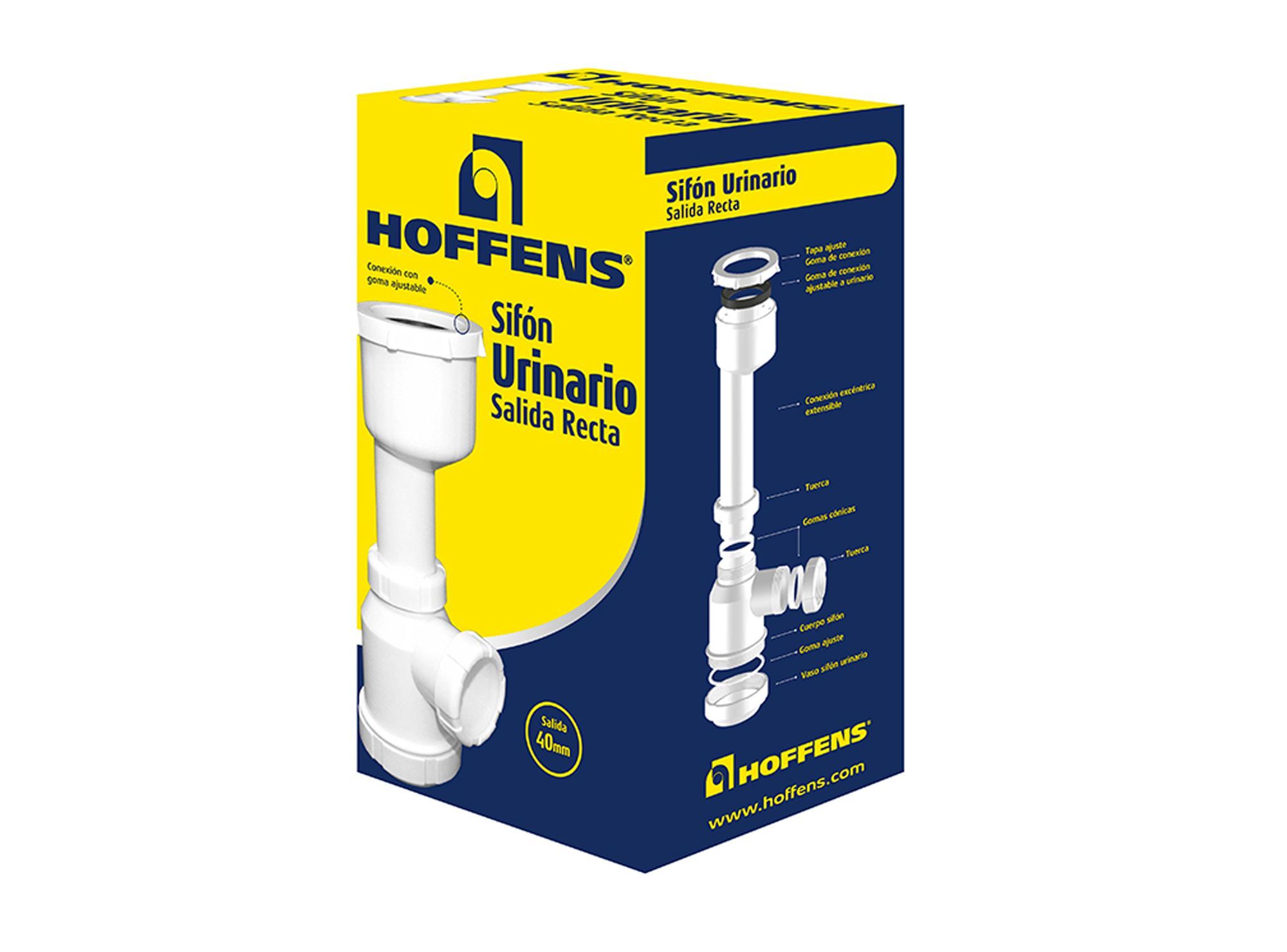 Sifón Urinario Salida 40 mm Hoffens
