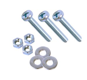 Perno cocina doble ranura 4x25mm x20 unidades Imporper