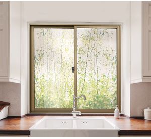 Ventana Aluminio 100x100 cm Corredera Titanio