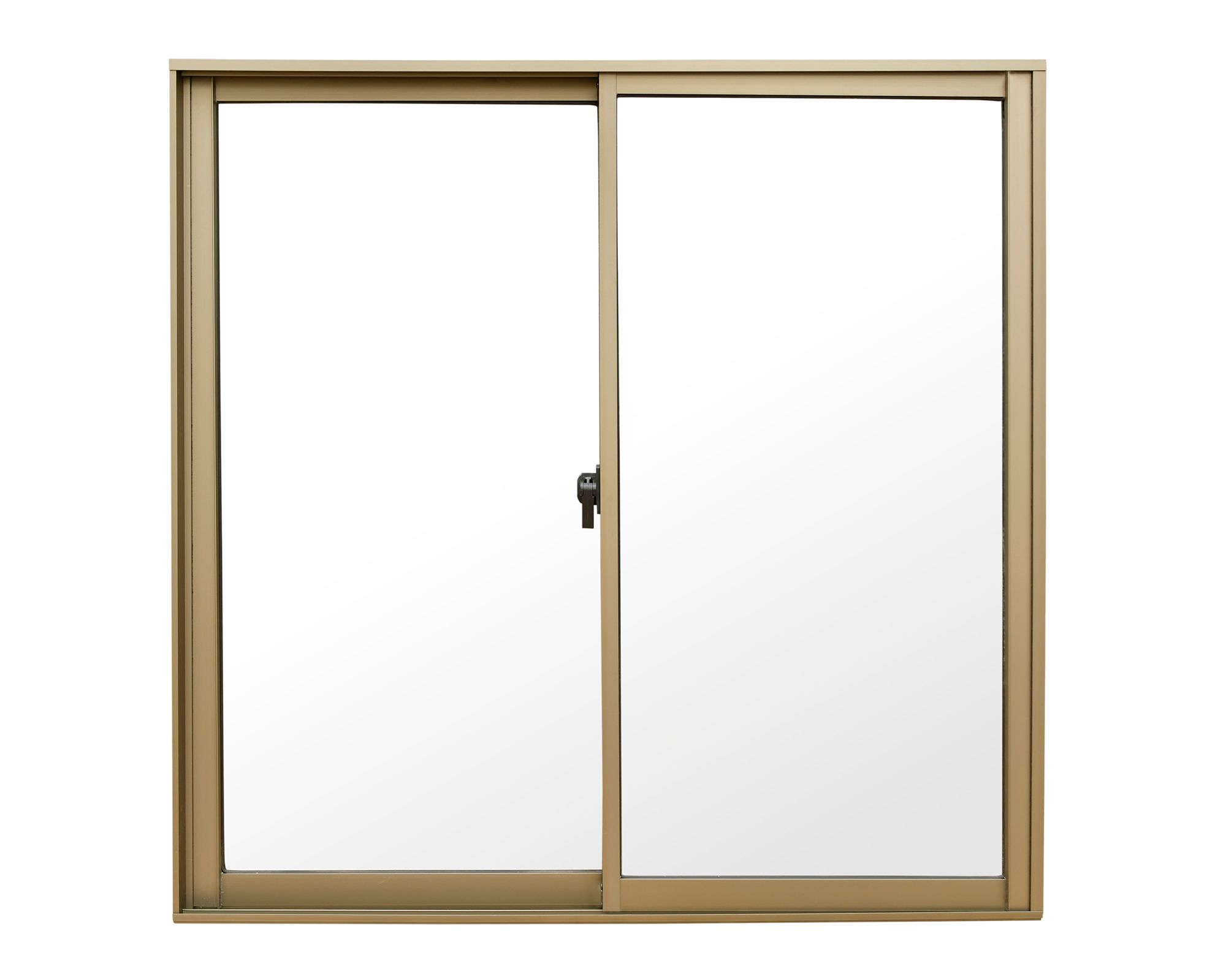 Ventana Aluminio 100x100 cm  Corredera Titanio