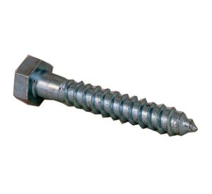 Tornillo tirafondo 5/16''x2'' zincado x15 unidades Imporper