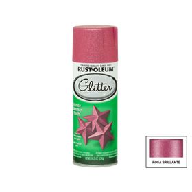 Pintura en spray 290 g Specialty Glitter rosado brillante Rust-Oleum