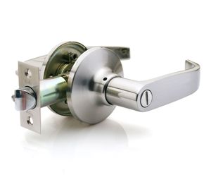 Cerradura tubular manilla baño plata Y815 Yale