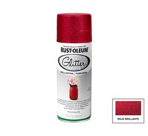 Pintura en spray 290 g Specialty Glitter rojo brillante Rust-Oleum