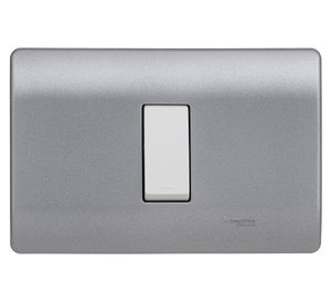 Placa armada interruptor 16A 9/24 Génesis lien Schneider